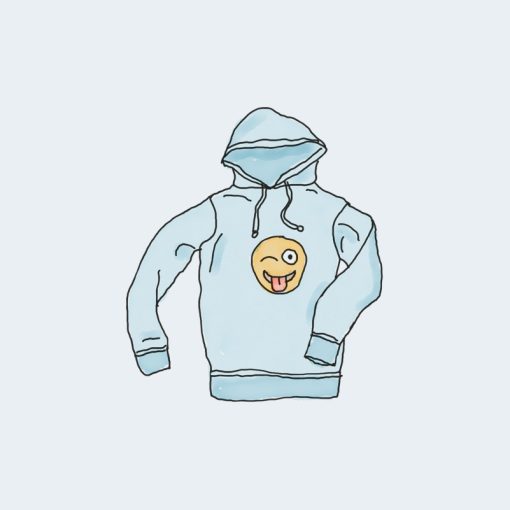 Coupon Dummy Hoodie - Blue