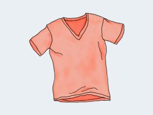 vneck-tee-2.jpg Dummy V-Neck T-Shirt - Red